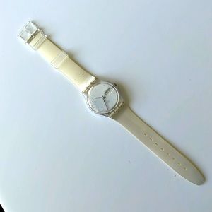 1999 Swatch watch in white
